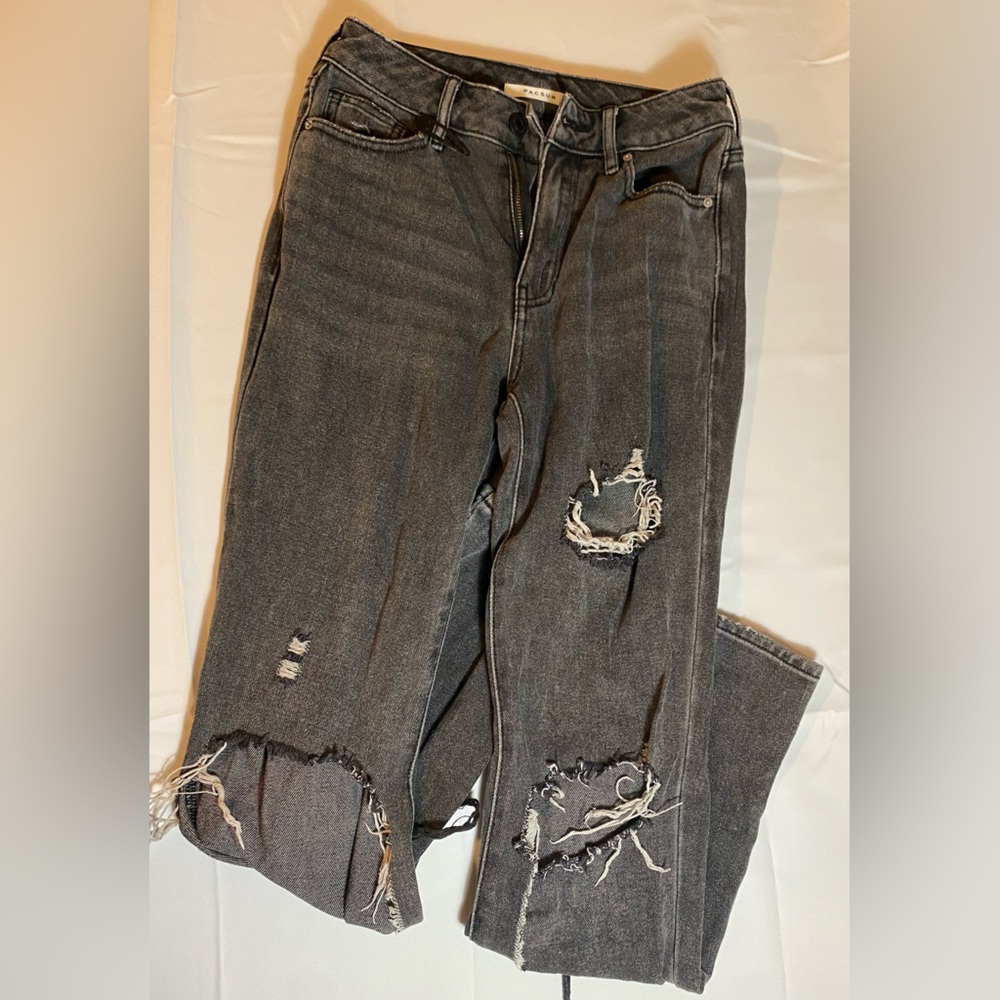 Black, ripped/ baggy Pacsun jeans